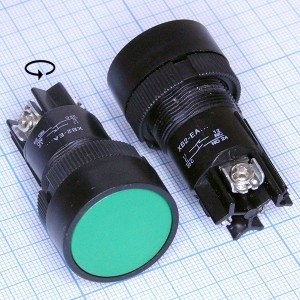 LXA2(3SA5)-EA135 250V/3A on-(on) зелёная кнопка