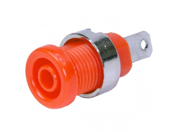 Гнездо ZP013 RED 4мм красное