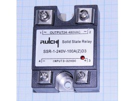SSR-1 240V 100A(Z)D3 (3-32v) Реле твердотельное