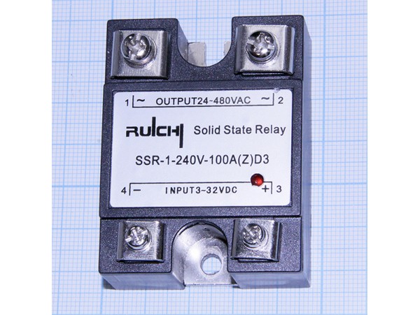 SSR-1 240V 100A(Z)D3 (3-32v) Реле твердотельное