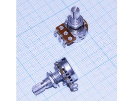 Резистор 25к под гайку d=16 L=20 RV16AF-10B6-20K-B25K-3