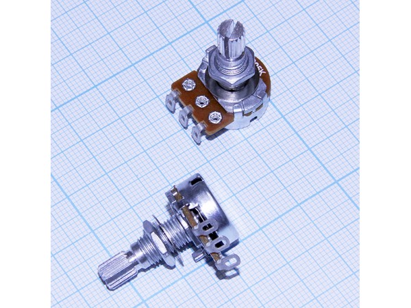 Резистор 25к под гайку d=16 L=20 RV16AF-10B6-20K-B25K-3