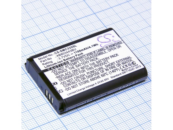 Sam C3350 акк. 3,7V/1100mAh  AB803443BU