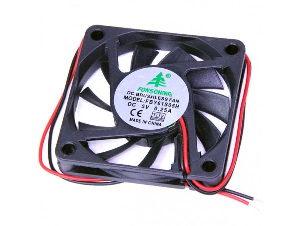 Вентилятор 5V0,25A 60x60x10 FSY61S05H