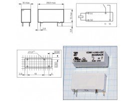 Реле 12VDC V23061-A1005-A302 1A 8A/250VAC