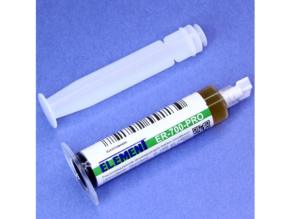 Флюс паяльный ELEMENT ER-700-PRO (10 мл) катридж