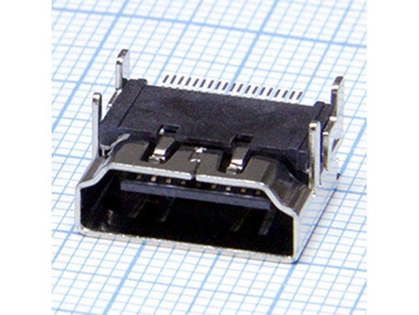 HDMI розетка на плату 19F