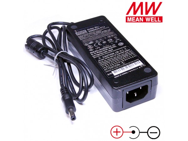 БП 24V2,5A 2,1х5,5мм(+) GST60A24-P1J Блок питания