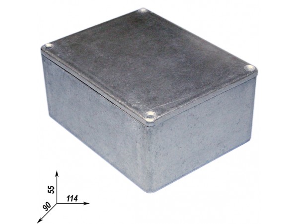 B025 корпус 114x90x55 мм алюминий