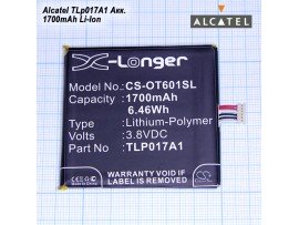 Alcatel TLp017A1 Акк. 1700mAh Li-Ion