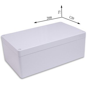 G269 корпус 200х120х75мм пластиковый
