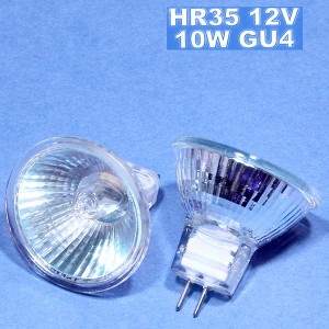 Лампа 12V 10W GU4 со стеклом d=35мм