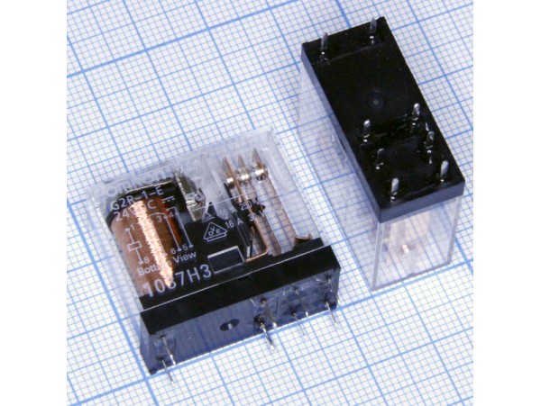 Реле 24VDC G2R-1-E 1C 16A/250VAC