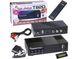 Selenga T82D ресивер эфирный+кабельный DVB-C+FM радио