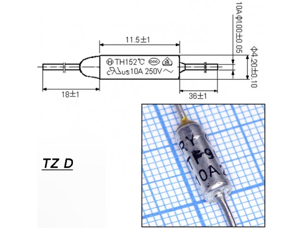 TZ D-090-10А Термопредохранитель