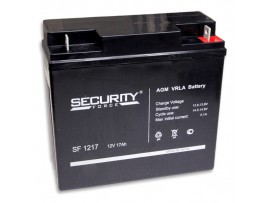 Аккумулятор 12V/17Ah SF1217 (167х181х76мм) Security