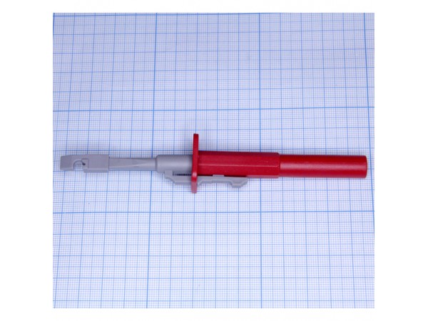 PT-20-163-1 щуп-зажим красный