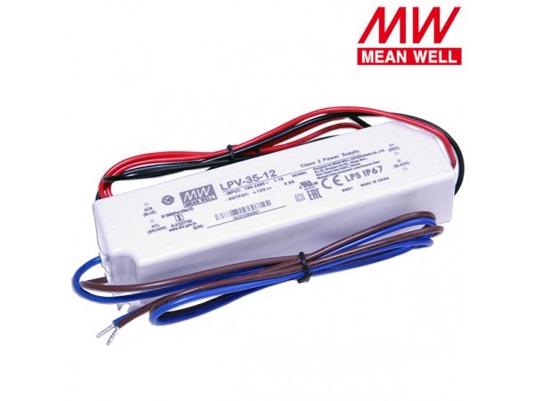 БП LED 12V 3A LPV-35-12