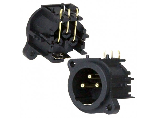 AC3MAH2-AU-PRE Вилка 3к.на панель XLR