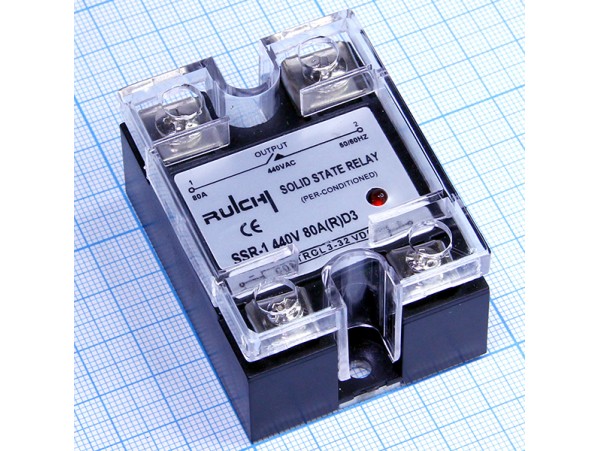 SSR-1 440V 80A (Z)D3 (3-32v) Реле твердотельное