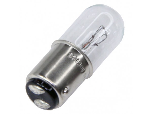 Лампа 24V/30V 6W/10W Ва15d  16x45