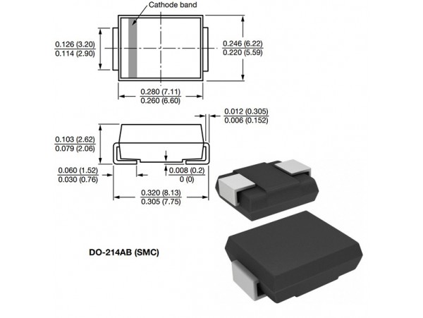 MURS480ET3G диод быстрый (800V/4A)