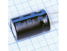 Конд.680/63V 1625 +105*C Jamicon