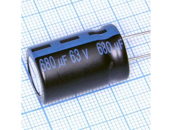 Конд.680/63V 1625 +105*C Jamicon