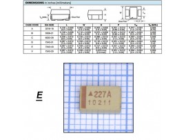 Конд.220/16V D SMD 227M016V