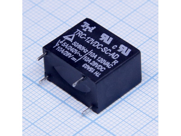Реле 12VDC TRC-12VDC-SC-AD-R 1A 10A/240VAC
