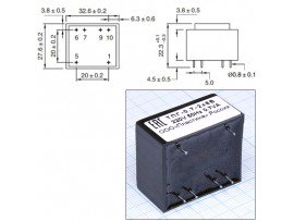 Транс. ТПГ-0,7 2х6V/0,05A