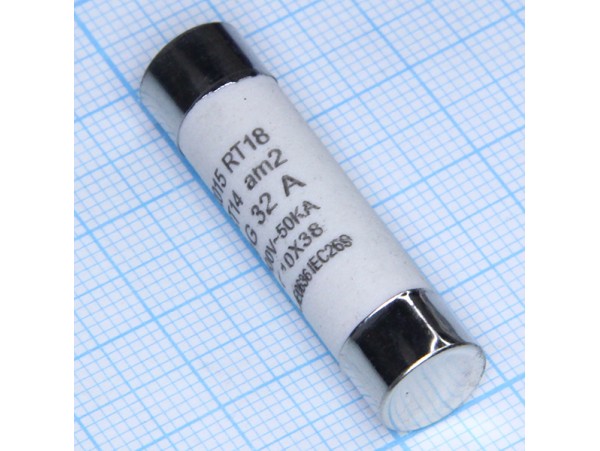 Пред.32А(d=10;L=38) 500V керамика