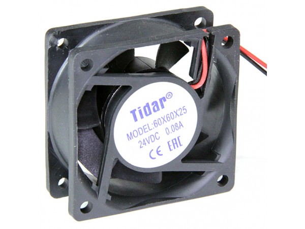 Вентилятор 24V/0,08A 60х60х25 RQD6025MS