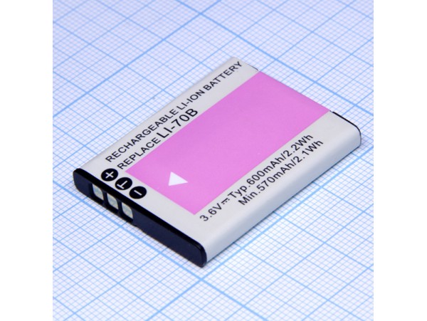 Аккумулятор Olympus Li-70B 3,6V/600mAh