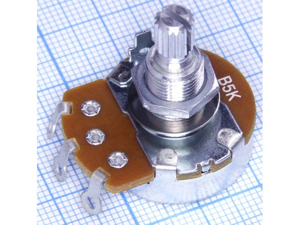 Резистор 5к под гайку RV24AF-10E6-20K-B5K-10J9