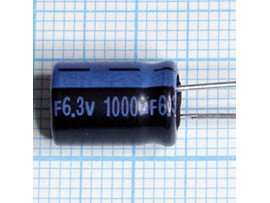 Конд.1000/6,3V 0811+105°С  TK Jamicon