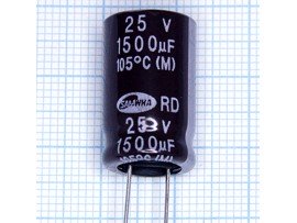 Конд.1500/25V 1320+105°С RD SAMWHA