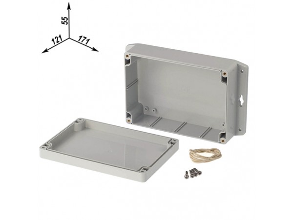 G214MF корпус 171x121x55мм с фланцами