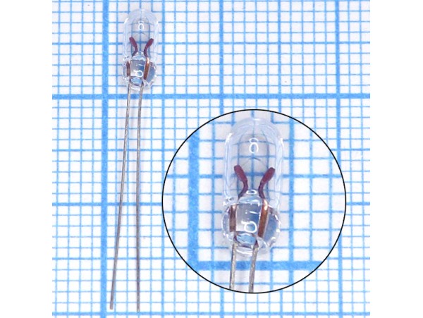 Лампа 2,5V100mA d=3 мм
