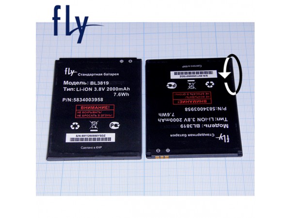 FLY IQ4514 акк. Li-lon 3.8V/2000mAh original BL3819