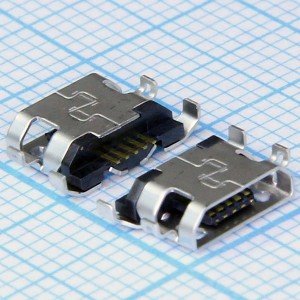 Micro USB 5pin B-5SAD7 гнездо на плату