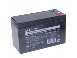 Аккумулятор 12V/7Ah LA-1270 GoPower