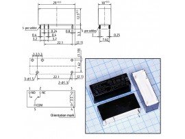 Реле 12VDC JS12-K 1C 8A/250VAC