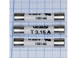 Пред.3,15А/500V (d=6;L=32) керамика SIBA189140