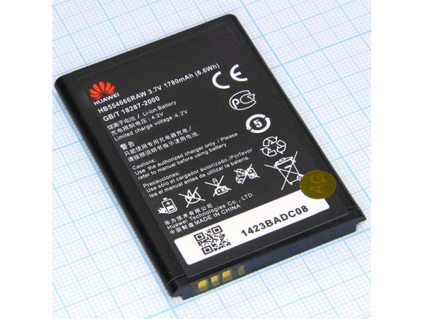 Акк. Huawey 3,7V/1700mAh HB554666RAW, HB5F2H