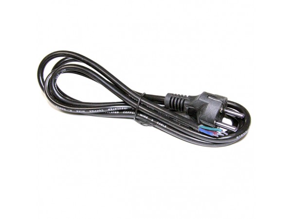 Шнур сетевой без разъема 1,7м ПВС-ВП-3х0,75 с вилкой