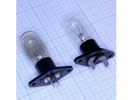 Лампа 220V 20W Z187 для СВЧ, прямые клеммы