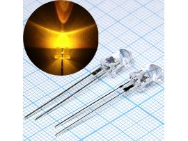 LED OSY5CA5111P  40000-55000мКд 100° d=5 желт.