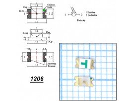 Чип LED кр. 1206 L-C150JRCT красный