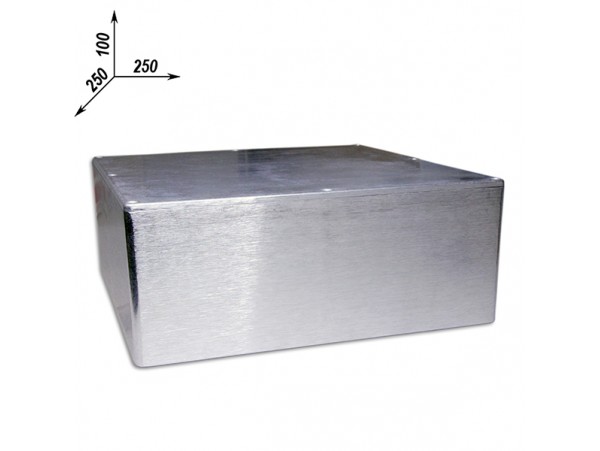 B021 корпус 250х250х100мм алюминиевый GAINTA